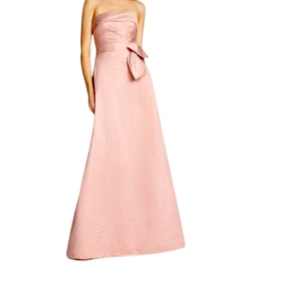 Teri Jon Cuff Bodice Strapless Gown | Blush Pink | Size 10 - Picture 10 of 10